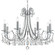 Othello Eight Light Chandelier in Polished Chrome (60|6828-CH-CL-S)