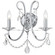 Othello Two Light Wall Sconce in Polished Chrome (60|6822-CH-CL-SAQ)