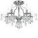 Cedar Five Light Semi Flush Mount in Polished Chrome (60|5930-CH-CL-S)