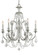 Regis Six Light Chandelier in Olde Silver (60|5116-OS-CL-MWP)