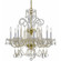 Traditional Crystal Eight Light Chandelier in Polished Brass (60|5008-PB-CL-S)