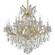 Maria Theresa 19 Light Chandelier in Gold (60|4418-GD-CL-SAQ)