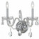 Traditional Crystal Two Light Wall Sconce in Polished Chrome (60|1032-CH-CL-SAQ)