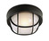 Bulkheads Oval and Round One Light Flushmount in Textured Black (46|Z394-TB)