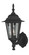 Straight Glass Cast One Light Wall Mount in Textured Black (46|Z150-TB)