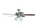 Twist N Click 4 Light 52''Ceiling Fan in Brushed Polished Nickel (46|TCE52BNK5C4)