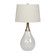 Table Lamp One Light Table Lamp in Gloss White Brushed Polished Nickel (46|86221)