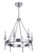 Larrson Six Light Chandelier in Brushed Polished Nickel (46|54326-BNK)