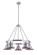 Union Five Light Outdoor Chandelier in Satin Aluminum (46|54025-SA)