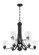 Bolden Nine Light Chandelier in Flat Black (46|50529-FB)