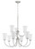 Gwyneth Nine Light Chandelier in Brushed Polished Nickel (46|50429-BNK-WG)