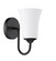 Gwyneth One Light Wall Sconce in Flat Black (46|50401-FB-WG)