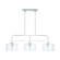 Jake Three Light Island Pendant in Brushed Nickel (65|838435BN)