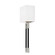 Bleeker One Light Wall Sconce in Polished Nickel and Matte Black (65|644711NK)