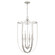 Laurent Four Light Foyer Pendant in Polished Nickel (65|541841PN)