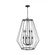 Corey Eight Light Foyer Pendant in Matte Black (65|538881MB)