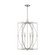 Oran Six Light Foyer Pendant in Antique Silver (65|537961AS)