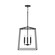 Thea Four Light Foyer Pendant in Matte Black (65|537642MB)