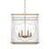 Aria Eight Light Foyer Pendant in Aged Brass (65|525681AD)