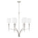 Abbie Six Light Chandelier in Polished Nickel (65|442661PN-701)