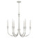 Laurent Six Light Chandelier in Polished Nickel (65|441861PN)