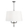 Beckham Four Light Pendant in Glossy Black and Aged Brass (65|341941YA)