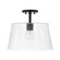 Baker One Light Pendant in Matte Black (65|246911MB)