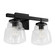 Dillon Two Light Vanity in Matte Black (65|142721MB-518)