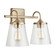 Jayne Two Light Vanity in Aged Brass (65|139122AD-496)