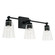 Rory Three Light Vanity in Matte Black (65|121831MB-432)