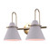 Talia Two Light Vanity in Matte Grey And Gold (387|IVL1076A02MGG)