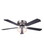 Galina 52''Ceiling Fan in Brushed Nickel (387|CF52GAL5BN)