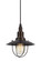 ALLENTOWN One Light Pendant in Dark Bronze (225|UP-1113-6-RU)