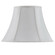 PIPED SCALLOP BELL Shade in WHITE (225|SH-8104/18-WH)