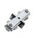 Cal Track Straight Connnector W/O Power Entry in Brushed Steel (225|HT-286-BS)