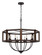 Renton Eight Light Chandelier in Oak (225|FX-3761-8)