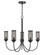 Fulton Five Light Chandelier in Textured Bronze (225|FX-3715-5)