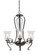 METAL Three Light Chandelier in Eternity (225|FX-3548/3)