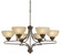 Romano Six Light Chandelier in Rust (225|FX-3529/6)