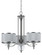 Abaco Three Light Chandelier in Brushed Steel (225|FX-3522/3)