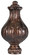 Metal Finials Finial in Rust (225|FA-5065B)