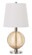 Salisbury One Light Table Lamp in Brushed steel/Amber (225|BO-3005TB)