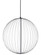 Delano LED Chandelier in Black (192|HF8211-BK)