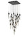 The Original Aspen 25 Light Pendant in Black (192|HF1904-25-AP-BK-C)