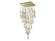 Boa 41 Light Pendant in Brushed Brass (192|HF1903-41-BOA-BB)