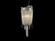 Wilshire Blvd. Six Light Chandelier in Polish Nickel/Crystal (192|HF1609-NCK)