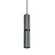 Cicada One Light Pendant in Knurled Dark Grey With Black Accents (192|HF1078-DGY)