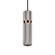 Cicada One Light Pendant in Knurled Light Grey With Brass Accents (192|HF1072-LGB)