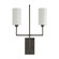 Blade Two Light Wall Sconce in Aged Bronze (314|DB49016)