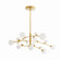 Maser LED Chandelier in Antique Brass (314|89481)